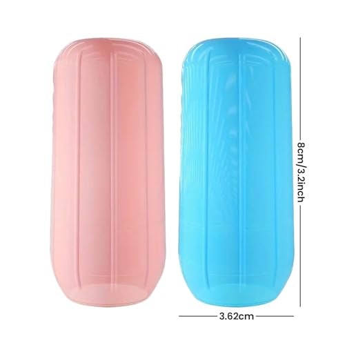 Homeaura® 4pcs Leak Proof Sleeves for Travel Bottles & Toiletries Reusable Silicone Bottle Covers for Leak Proofing Travel Bottle Kit Portable Leakproof Sleeves for Container and Shampoo Bottles - Image 2
