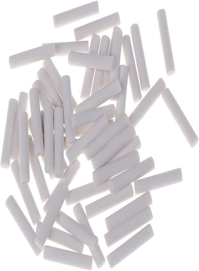 Weicoca 50 Pcs White 5 * 25mm Rubber Erasers, Mechanical Pencil Eraser Replacements, Suitable for School and Office Sketching, Erasers and Correction Products, Easy to Erase Pencil Marks - Image 1