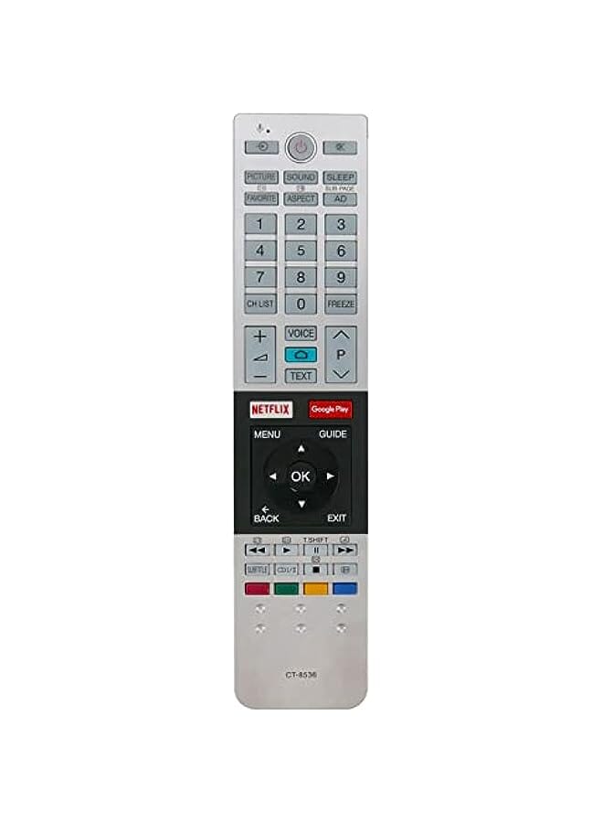 New Ct-8536 Replacement Remote Control Fit For Toshiba Ultra-Hd Android Tv 58U7880Az U7880*Series