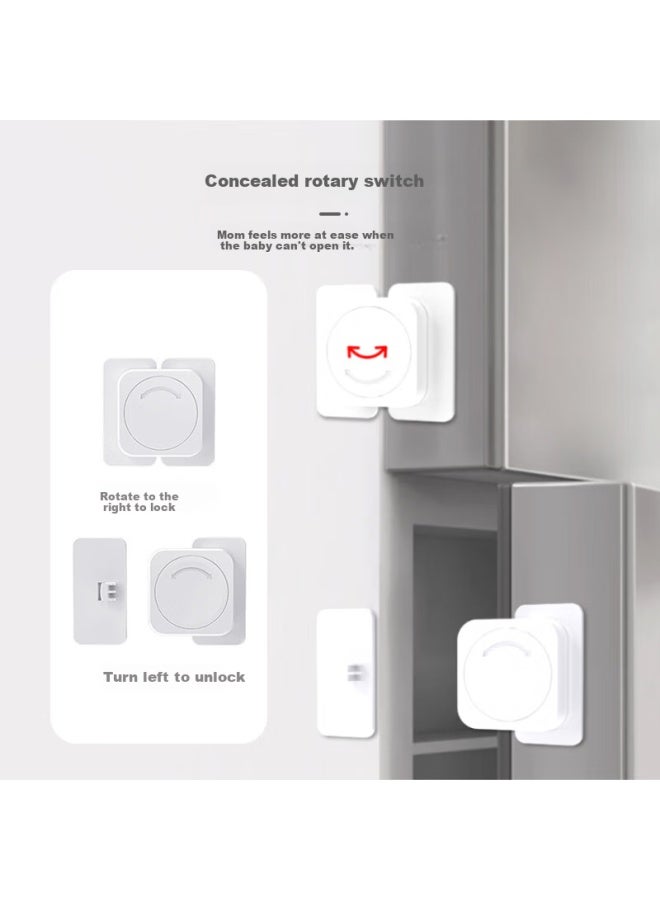 9i9 Baby Safety Lock For Drawers, Cabinets, Refrigerators - 5-pack A4 - Image 2