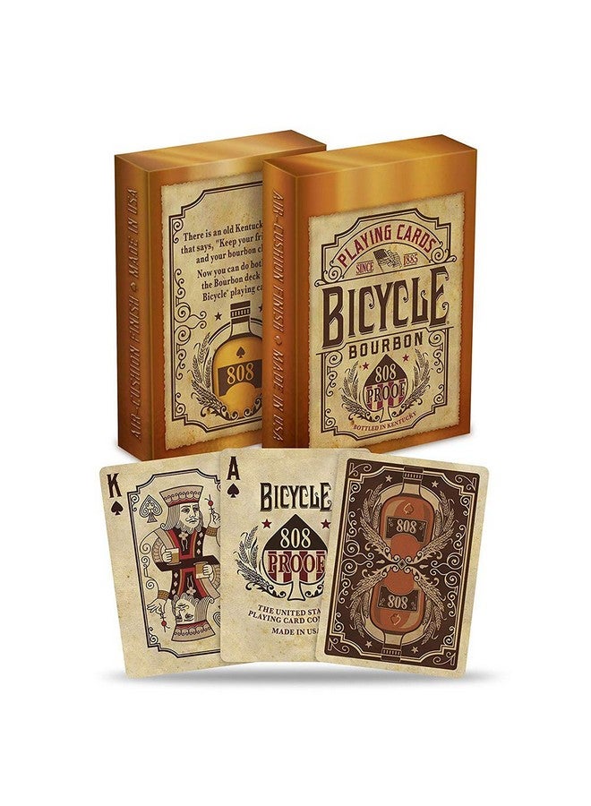 Bicycle Bourbon Playing Cards Brown' - Image 2