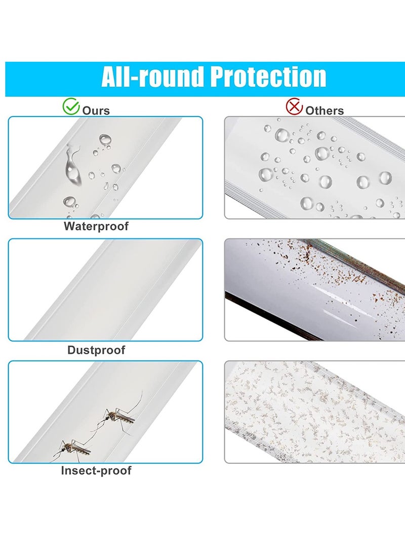 إسكدنيا شريط إضاءة داخلي LED 12 فولت، 120 مصباح LED 1180LM 7W 12 فولت، شريط إضاءة LED 12 فولت مع مفتاح تشغيل/إيقاف، لمقطورة البضائع المغلقة والسيارة والشاحنة والشاحنة والقوارب والقافلة والمنزل المتنقل (4 قطع) - Image 4