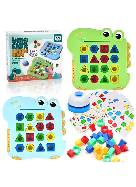 Shape matching game with bell, colour game, colour matching game,geometric shapes puzzle board, interactive board games,montessori sensory games, shapes for kids