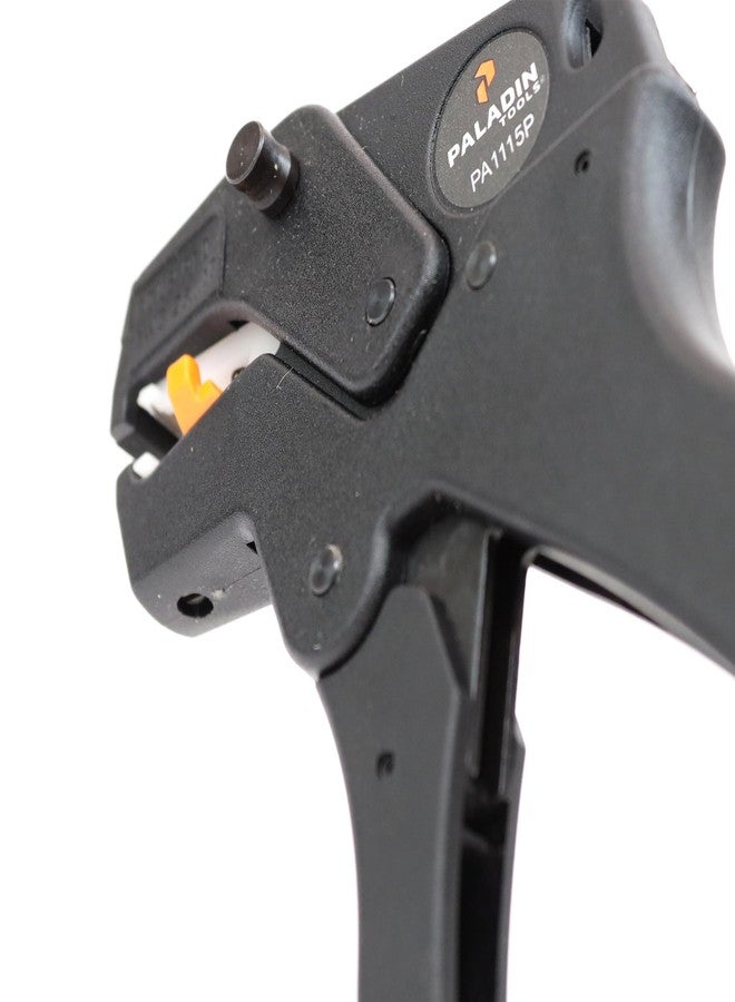 تمبو أداة تجريد وقاطع أسلاك أوتوماتيكية من Paladin Tools PA1115P MINI-STRIPAX PLUS | عازل من البولي فينيل كلوريد والتيفلون بمقاس 28-17 AWG | أداة تجريد أسلاك احترافية - Image 2