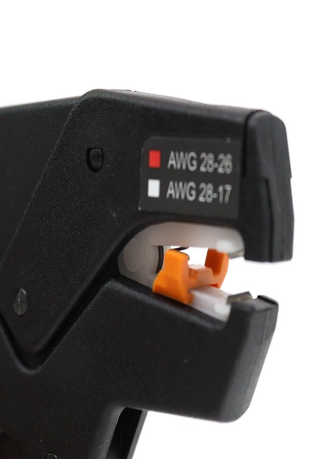 تمبو أداة تجريد وقاطع أسلاك أوتوماتيكية من Paladin Tools PA1115P MINI-STRIPAX PLUS | عازل من البولي فينيل كلوريد والتيفلون بمقاس 28-17 AWG | أداة تجريد أسلاك احترافية - Image 4