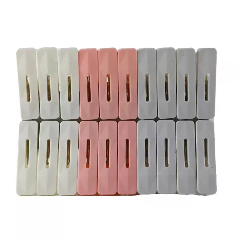 Cactus Plastic Unique Design Assorted Color Cloths Peg Clips- 20pcs