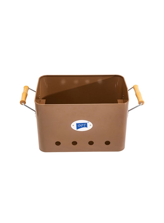 دي بي تي، شواية متنقلة، شواية خارجية، بني، مقاس 32.5*21*21.5 سم - Image 3