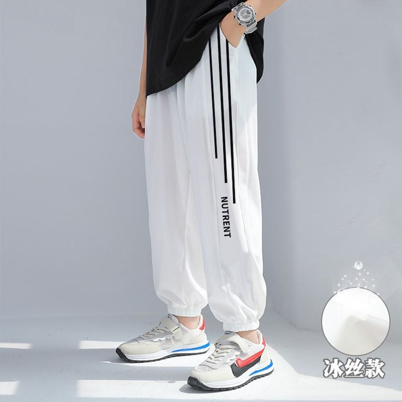 Boys' Pants Mosquito-Proof Pants Children'S Summer Ice Silk Trousers Medium And Big Children Boys' Children'S Clothing Quick-Drying Pants - Image 4