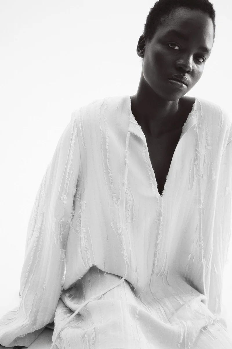 H&M Jacquard-weave dress