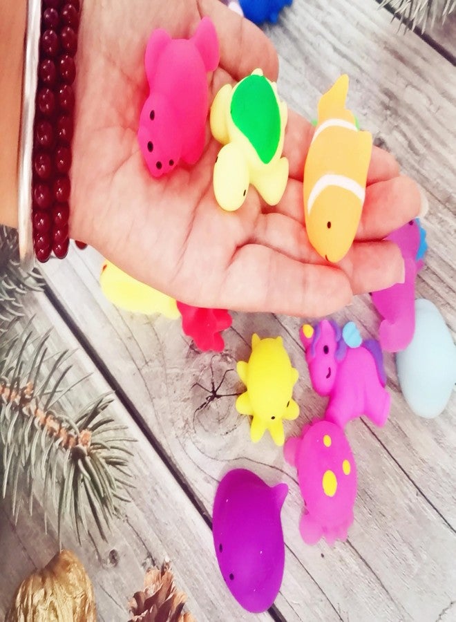 ٥٠ عبوة من ألعاب الضغط على شكل محيط، هدايا لطلاب الفصول الدراسية، ألعاب قوس قزح لتخفيف التوتر، هدايا من المعلم، حيوانات صغيرة طرية، جوائز العطلات، هدايا حفلات للأطفال - Image 4