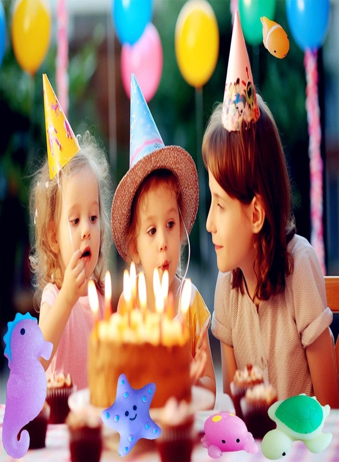 ٥٠ عبوة من ألعاب الضغط على شكل محيط، هدايا لطلاب الفصول الدراسية، ألعاب قوس قزح لتخفيف التوتر، هدايا من المعلم، حيوانات صغيرة طرية، جوائز العطلات، هدايا حفلات للأطفال - Image 5