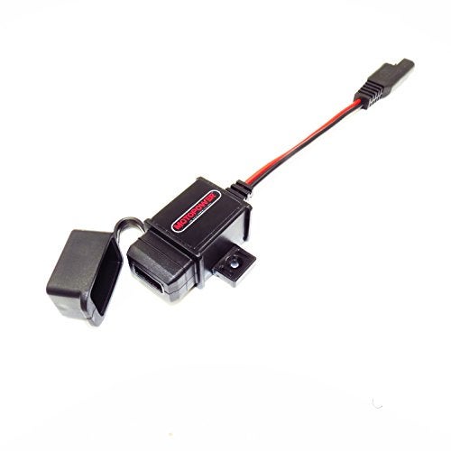 MOTOPOWER MP0609 31Amp Motorcycle USB Port SAE to USB Adapter - Image 1
