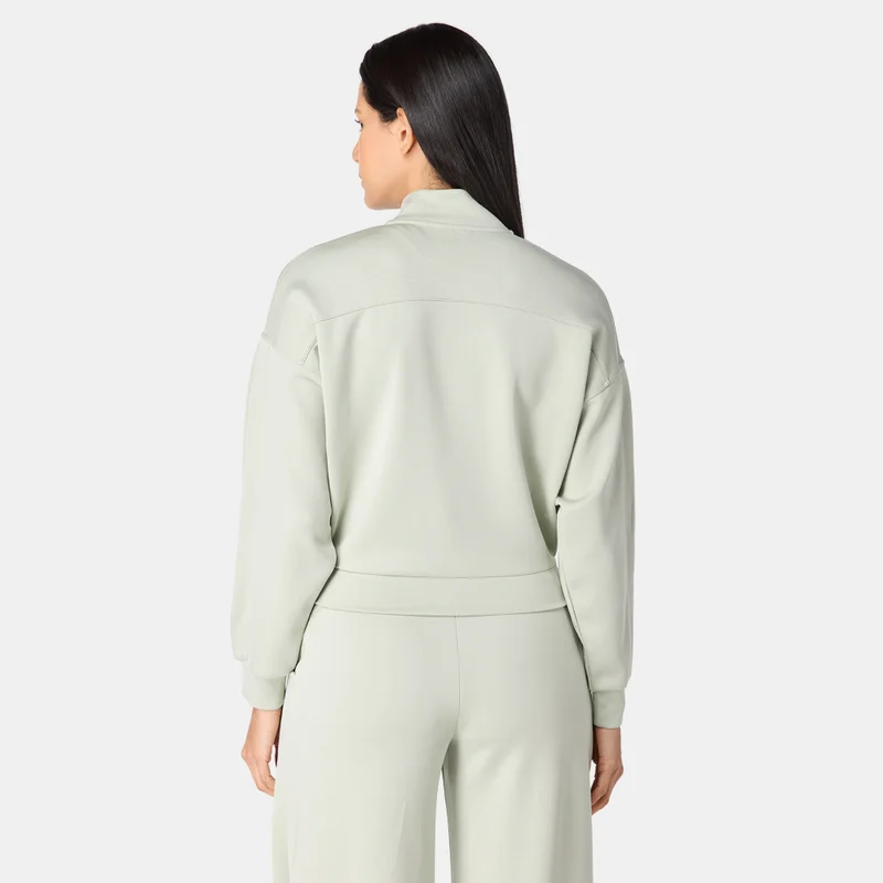 Sun and Sand Sports Green Women's Modal Track Jacket for Women | Best Price UAE