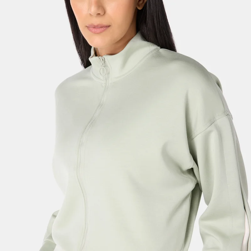 Sun and Sand Sports Green Women's Modal Track Jacket for Women | Best Price UAE
