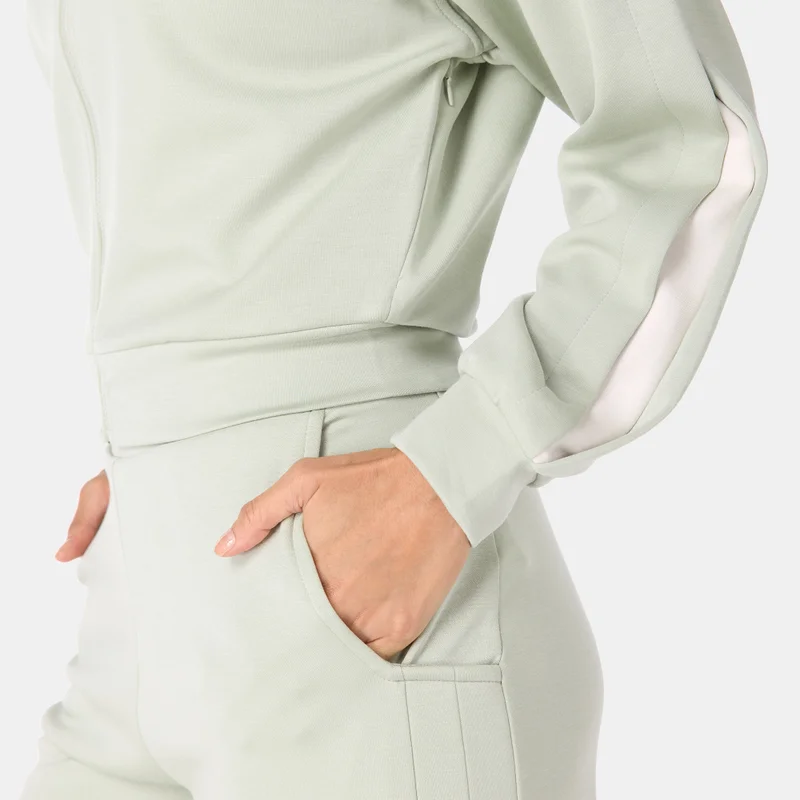 Sun and Sand Sports Green Women's Modal Track Jacket for Women | Best Price UAE