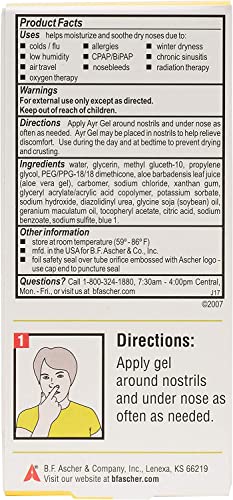 Ayr Saline Nasal Gel with Soothing Aloe, 0.5 Ounce (Pack of 2) - Image 2