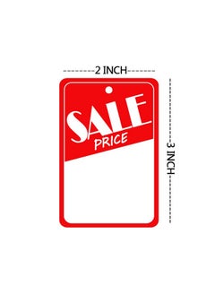 Top label Sale Price Tags2X3 Inch Retail Labelsbusiness Store Signs Cardstockpack Of 100  - Image 2