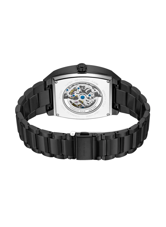 Kenneth Cole New York 40mm Automatic Men's Watch with Chocolate Dial & Chocolate Stainless Steel Bracelet