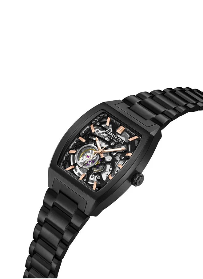 Kenneth Cole New York Kenneth Cole New York 40mm Automatic Men's Watch with Chocolate Dial & Chocolate Stainless Steel Bracelet