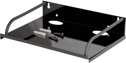 Roshani Stylish Roshani Stylish Set Top Box Stand Cast Iron Wall Shelf Number of Shelves 1 Black Cast Iron Wall Shelf  - Image 1