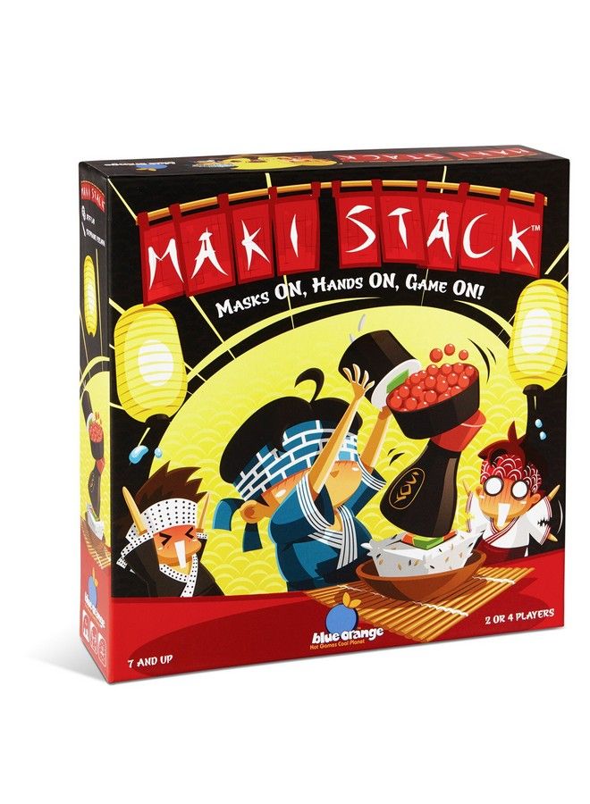 blue orange Maki Stack Family Party Game - Image 1
