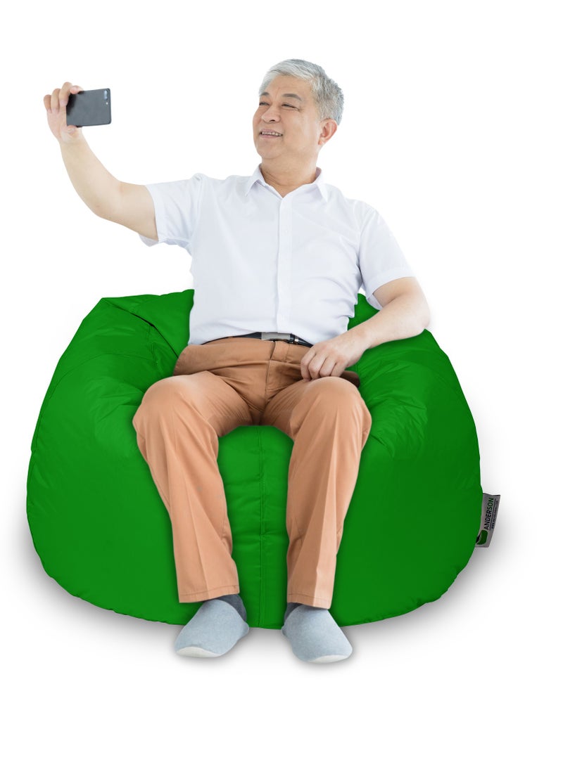 Anderson Large Waterproof Comfortable Bean Bag Relaxing Chair Green Colour - Image 2