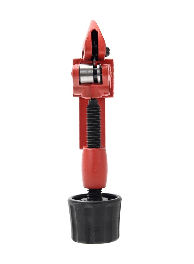 LAWAZIM Copper Pipe Cutter -3-28mm, 1/8'' to 1-1/8''- Manual Tube Cutter Tool for Cutting Copper and Aluminum Tubing with Adjustable Knob & Deburring Tool -for Plumbing HVAC Refrigeration Home, Orange - Image 3