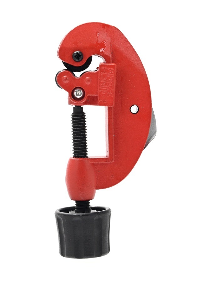 LAWAZIM Copper Pipe Cutter -3-28mm, 1/8'' to 1-1/8''- Manual Tube Cutter Tool for Cutting Copper and Aluminum Tubing with Adjustable Knob & Deburring Tool -for Plumbing HVAC Refrigeration Home, Orange - Image 2