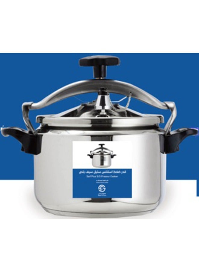 سيف بلس 5لترات قدر ضغط سيف بلص ستل ستيل 5 ليتر ستانلس ستيل - Image 1