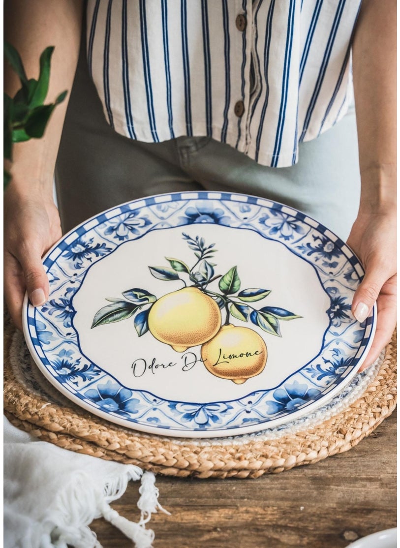 THE MIA Odore Di Limone Serving Plate 30 cm ODL0005  - Image 5