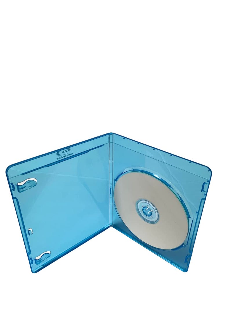 WALI WALI MediaPack4All 12.5mm Blu-Ray Case, Single Storing Capacity for CD/DVD/Blu-Ray (1)  - Image 1
