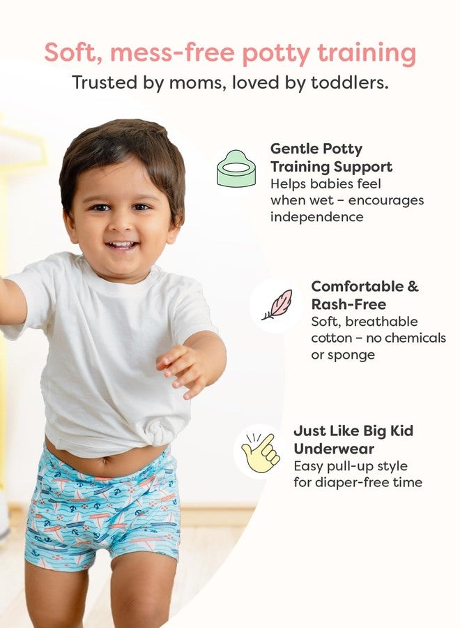 superbottoms Padded Underwear for Growing Babies/Toddlers | with 3 Layers of Cotton Padding & Super DryFeel Layer| Pull-Up for Potty Training & Diaper-Free Time(Explorer,Size:2,Pack of 12) - Image 3