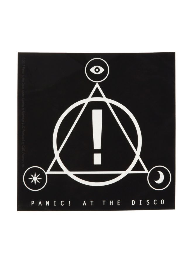 NIBEMINENT Panic At The Disco Triangle Logo Sticker S-8138