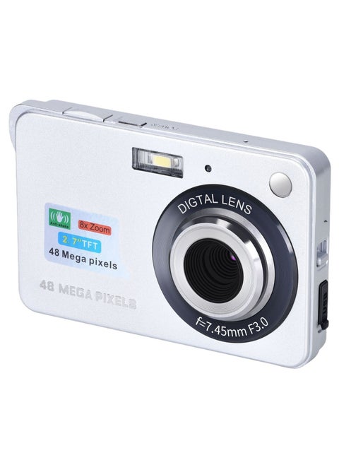 Portable 1280P Digital Camera Video Camcorder 48MP Photo 8X Zoom Anti-shake 2.7 Inch Large TFT Screen Built-in Lithium Battery