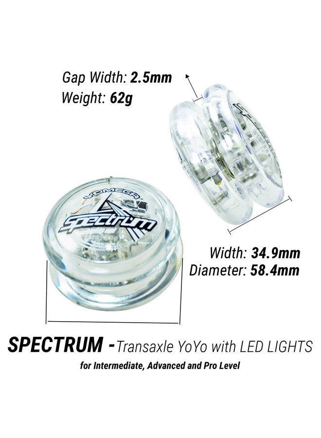 Yomega 3 Legendary Spinners The Original Yoyo With A Brain + Fireball Transaxle Yoyo + Spectrum - Light Up With Led Lights For Kids Beginner, Intermediate And Pro Level String Trick Play - Image 5