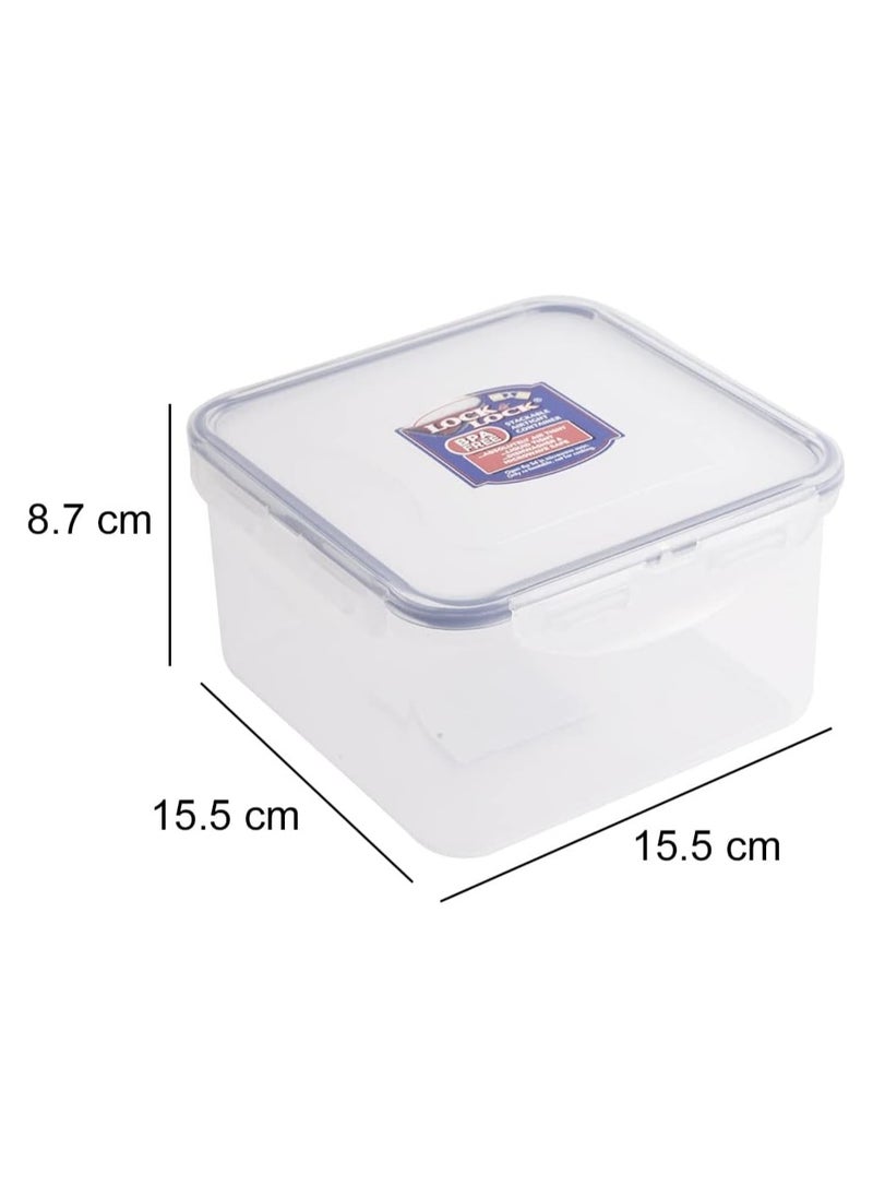 LOCK & LOCK LocknLock 1.2 Square  Airtight Food Storage - BPA-Free, Microwave, Freezer, and Dishwasher Safe  - Image 3