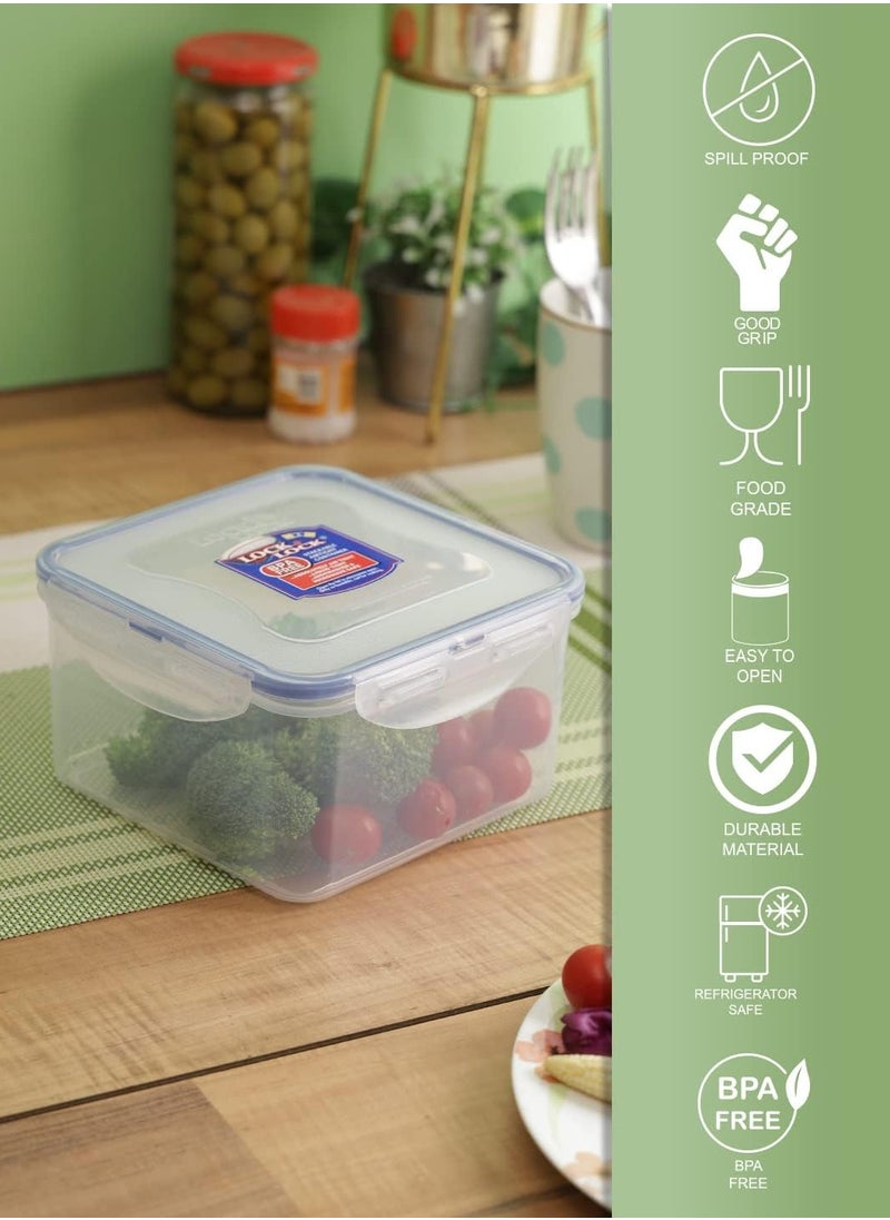 LOCK & LOCK LocknLock 1.2 Square  Airtight Food Storage - BPA-Free, Microwave, Freezer, and Dishwasher Safe  - Image 4