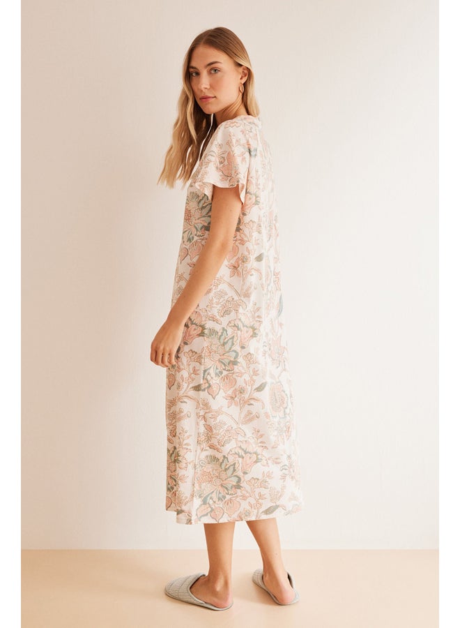 women'secret nightgown with floral print - Image 3