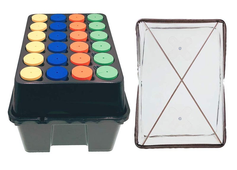HORTIPOTS Aeroponic Cloner Machine 24 Site for Cuttings Rooting Using 2 inch Neoprene Inserts or 2 inch Clone Collars - Image 2