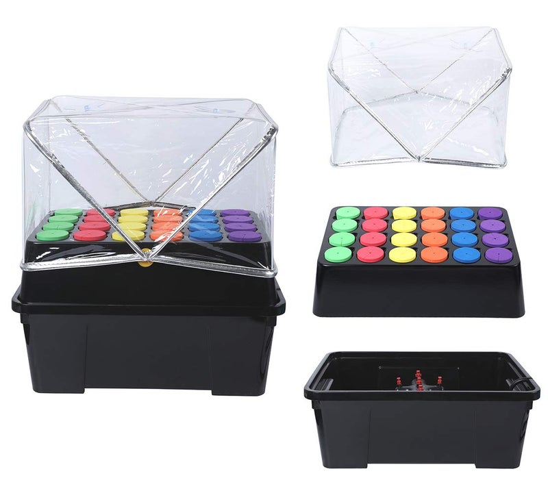 HORTIPOTS Aeroponic Cloner Machine 24 Site for Cuttings Rooting Using 2 inch Neoprene Inserts or 2 inch Clone Collars - Image 3
