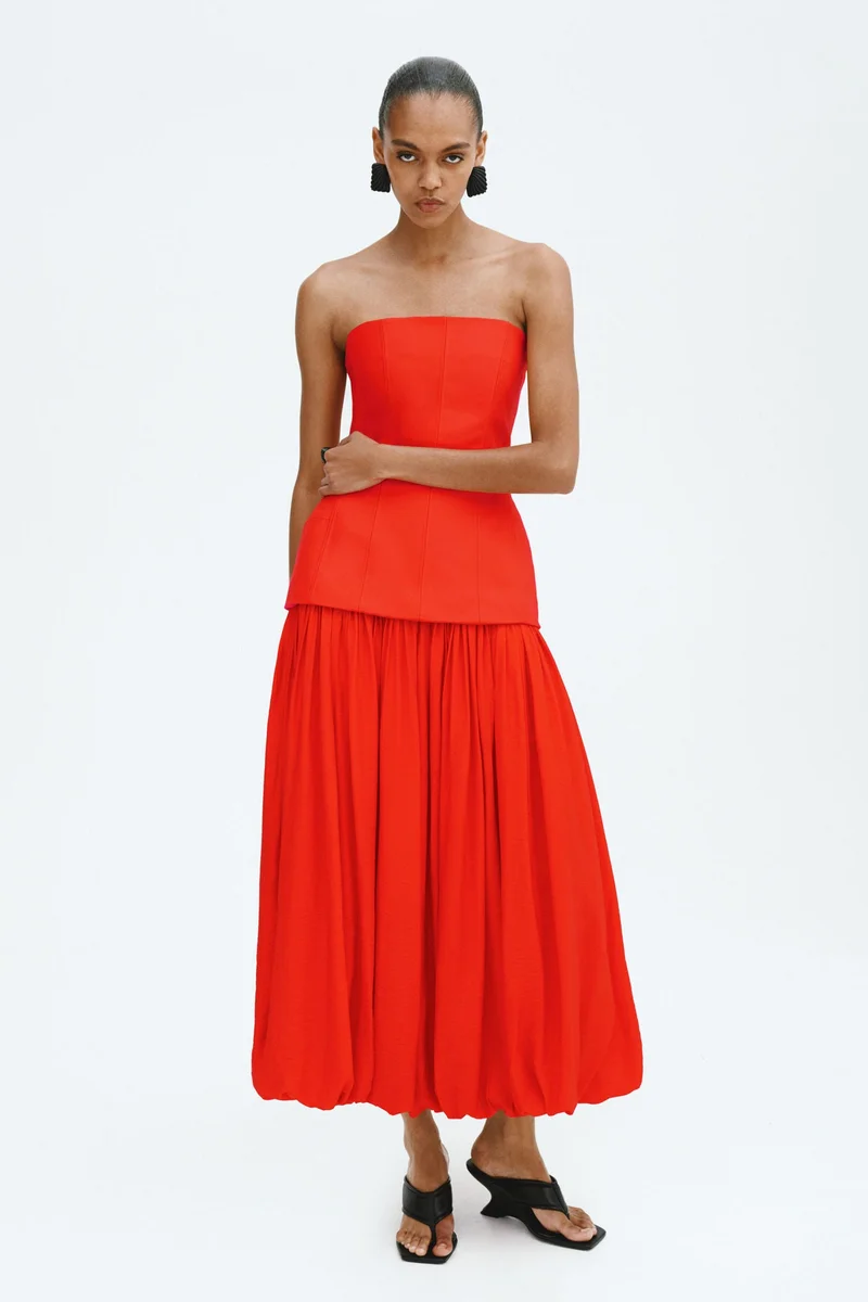 H&M Hourglass bandeau dress