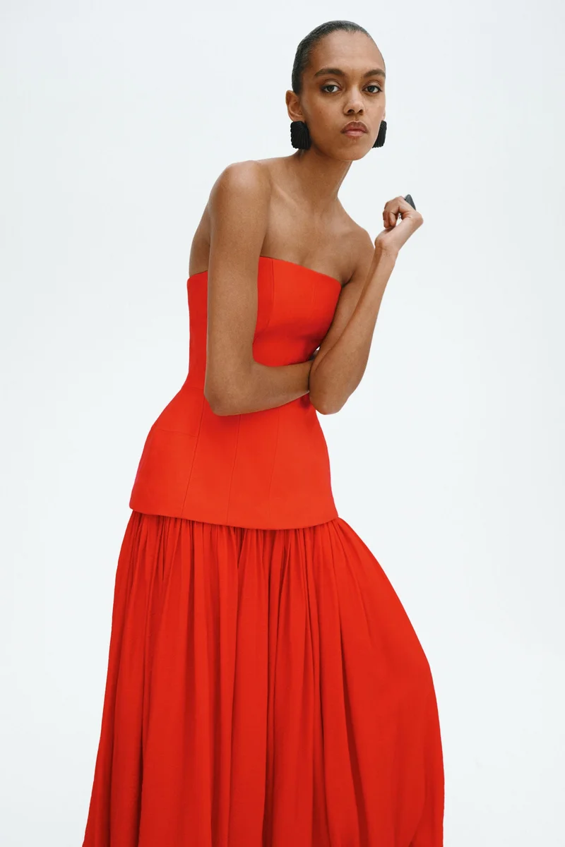 H&M  Hourglass bandeau dress for Women | Best Price UAE