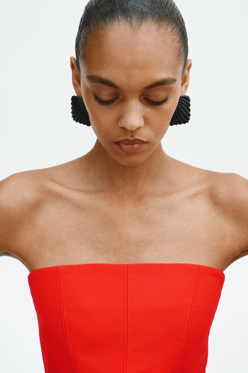 H&M Hourglass bandeau dress