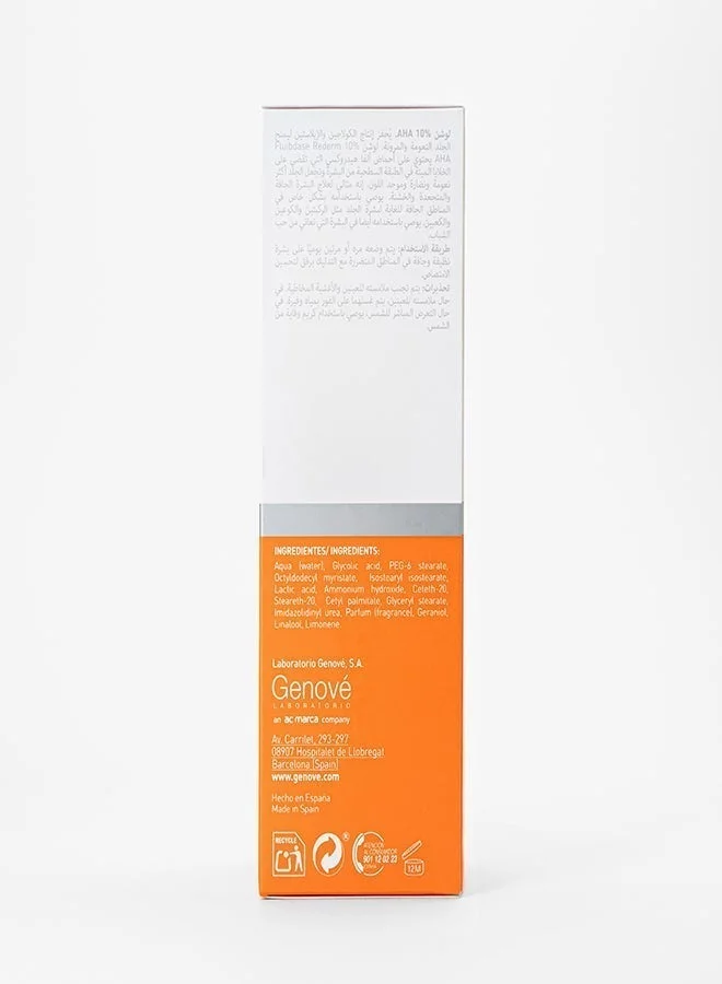 Genove  Genové Fluidbase Rederm 10% AHA Lotion (250ml) – Intensive Exfoliating Body Treatment for Dry, Rough & Thickened Skin – With Glycolic Acid for Smoothing Knees & Elbows  | Best Price UAE