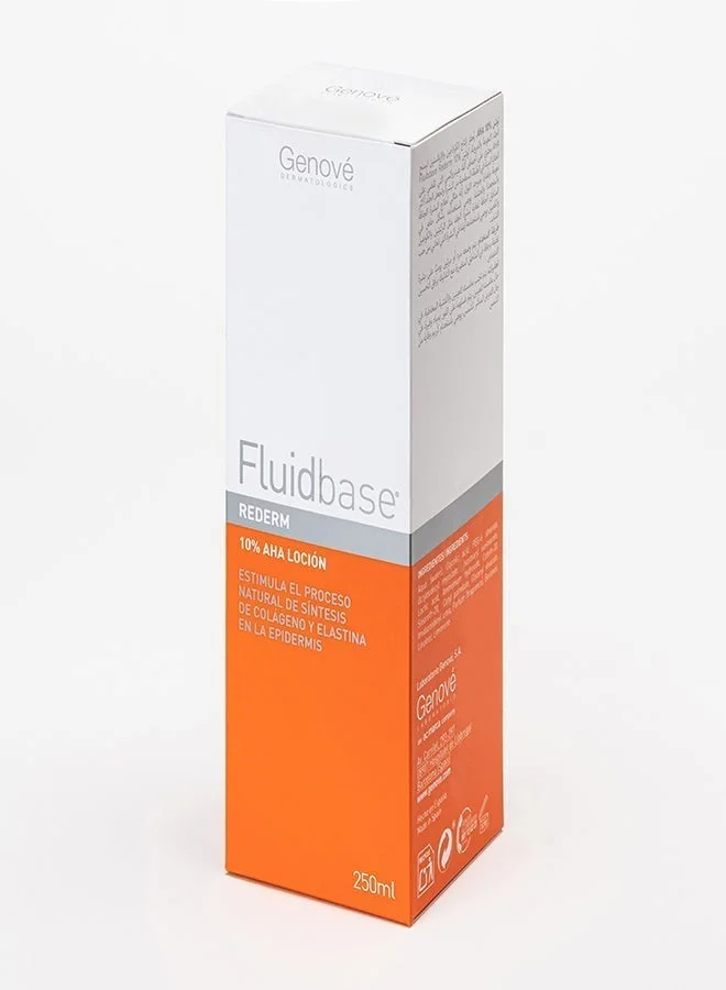 Genove  Genové Fluidbase Rederm 10% AHA Lotion (250ml) – Intensive Exfoliating Body Treatment for Dry, Rough & Thickened Skin – With Glycolic Acid for Smoothing Knees & Elbows  | Best Price UAE