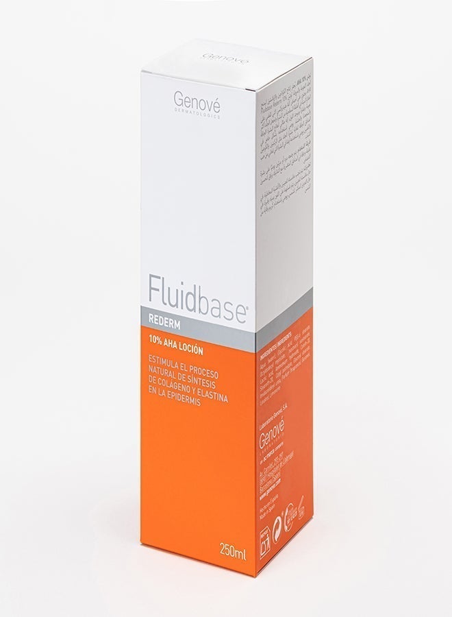 Genove Genové Fluidbase Rederm 10% AHA Lotion (250ml) – Intensive Exfoliating Body Treatment for Dry, Rough & Thickened Skin – With Glycolic Acid for Smoothing Knees & Elbows - Image 4