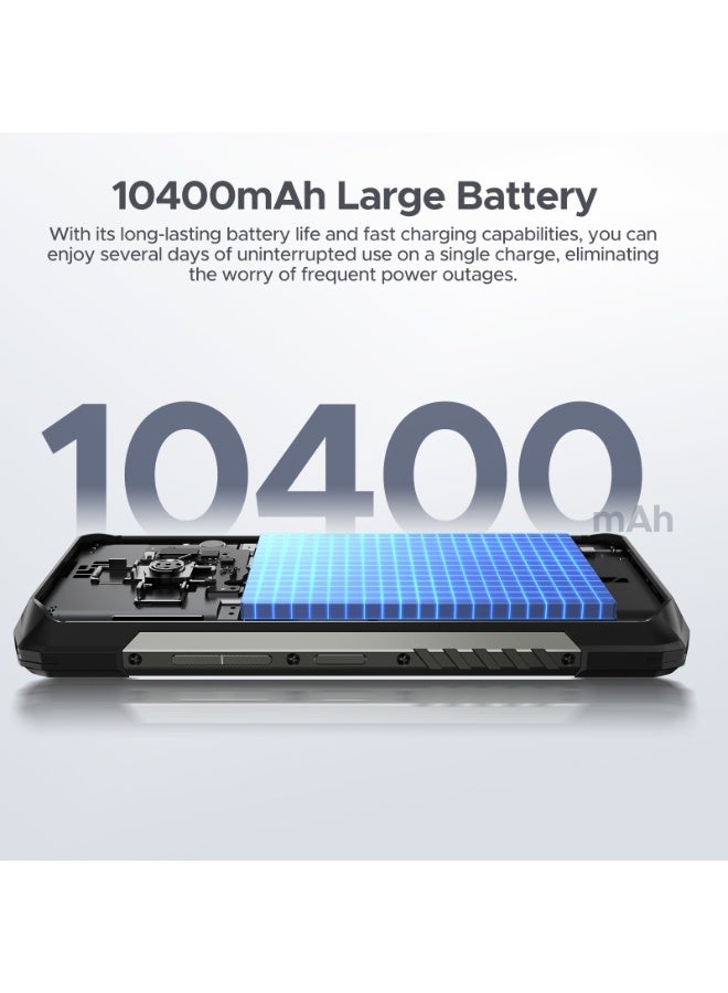 DOOGEE Fire 6 Rugged Smartphone (2025), Thermal Imaging Rugged Phone Android 14, 10400mAh Battery, 16GB+256GB/2TB, 50MP+8MP Cameras, 6.56" HD+ IPS Display, Triple Card Slot / Side Fingerprint / Face Unlock / OTG / GPS/NFC - Image 4