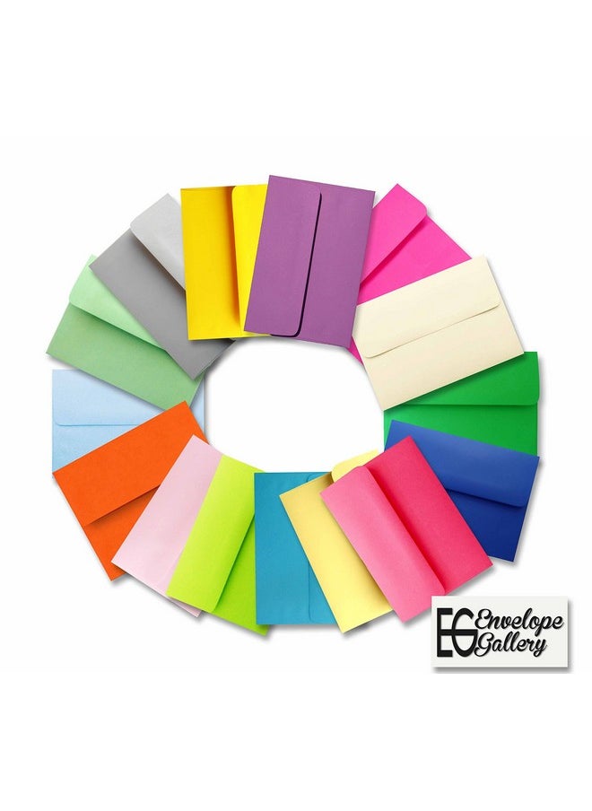 EG Envelope Gallery - Assorted Multi Colors 25 Pack A7 Envelopes 51/4 X 71/4 For 5 X 7 Greeting Cards Invitations Announcements Astrobrights & More From The Envelope Gallery - Image 1