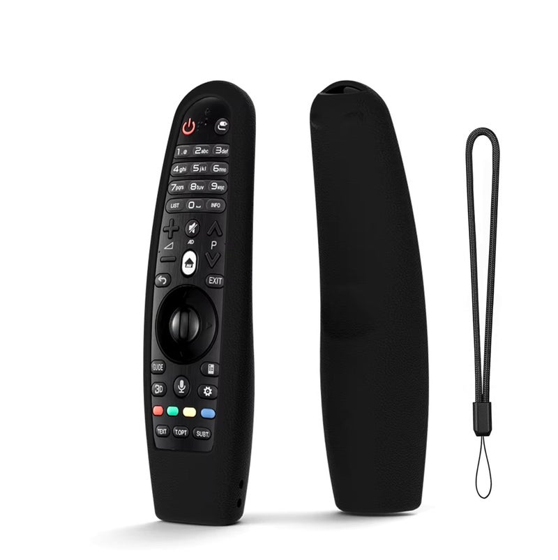 Wisely Silicone TV Remote Case - Compatible With LG Magic Remote AN-MR19BA & AN-MR600 MR20 - Washable Case With Loop - Image 1