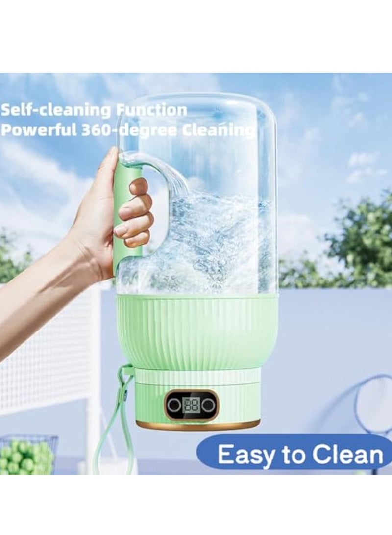 KASTWAVE Portable Blender, Portable Juicer with Digital Display, Personal Blender, Multifunctional Travel Cup for Shakes & Smoothies, BPA Free, Type-C USB Rechargeable, Green  - Image 3